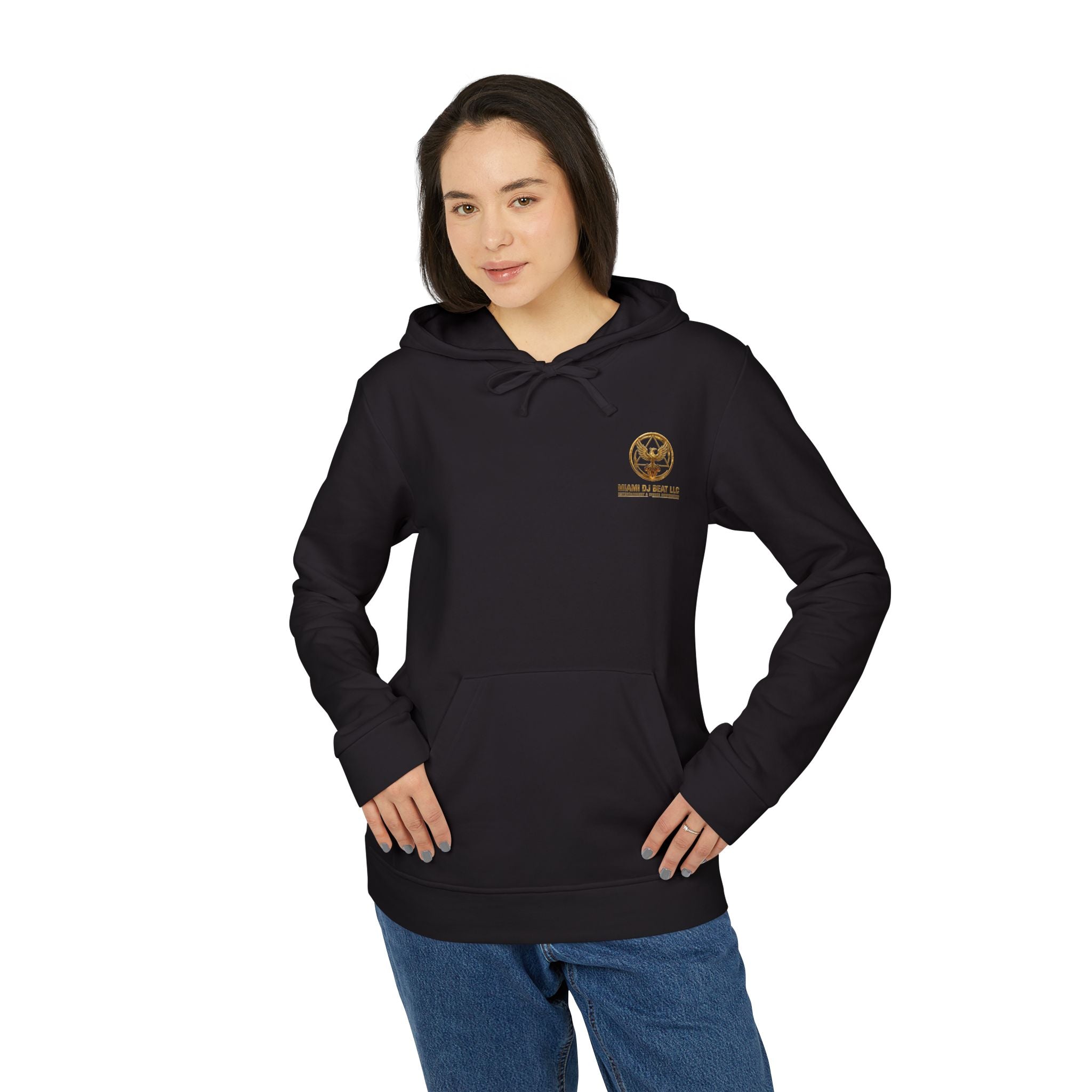 Hoodie — Miami DJ Beat Gold Emblem Pullover