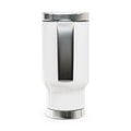 Miami DJ Beat LLC 14oz Stainless Travel Mug with Handle – Gold Phoenix Logo